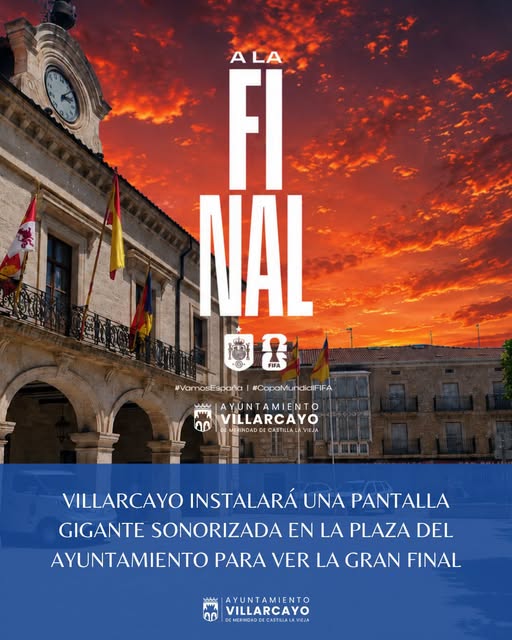 Villarcayo podrá ver la final del Mundial en pantalla gigante 